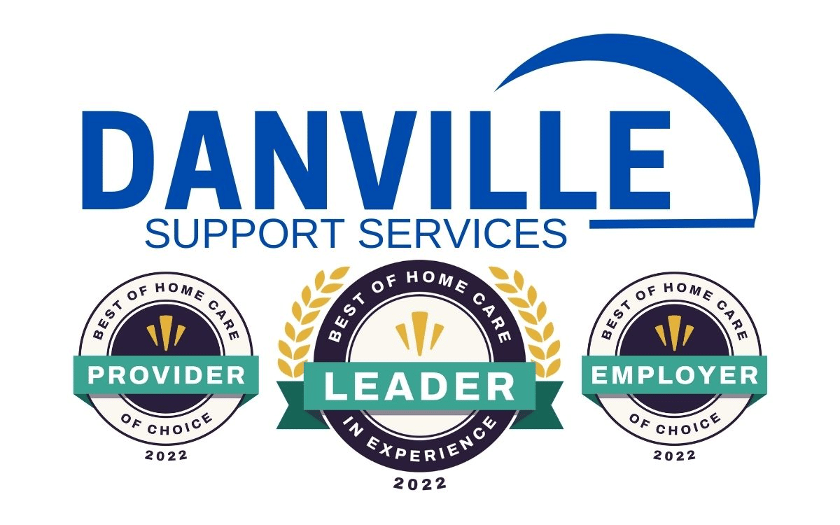 Danville Support Services and Best of Home Care Provider, Leader and Employer logos