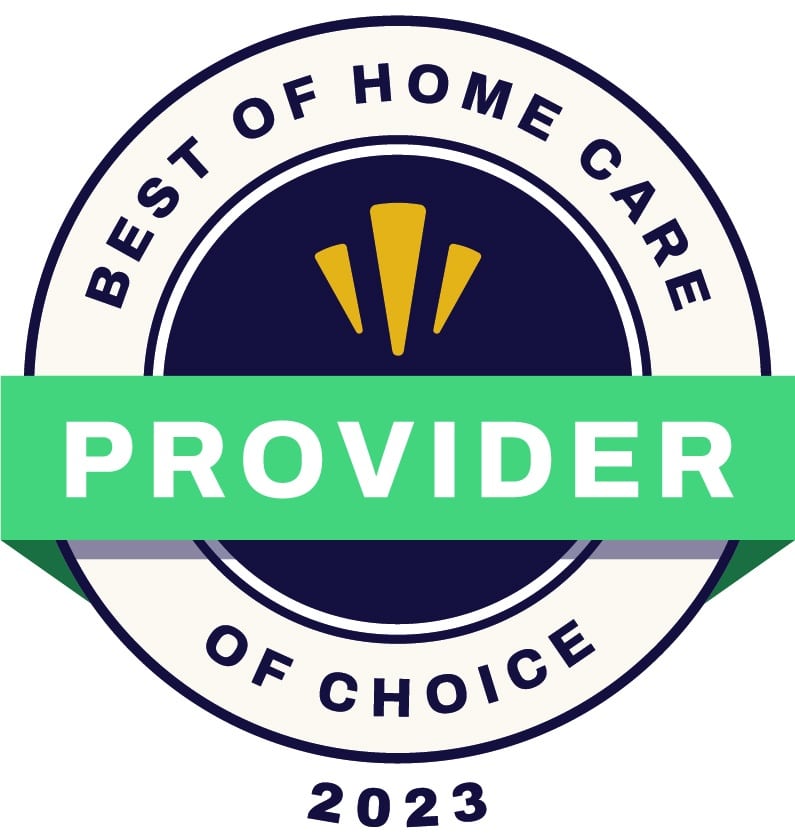 Best of Home Care award for 2023 - Provider of Choice